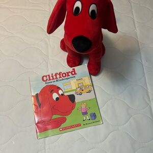 Scholastic Clifford Red Plush with Book